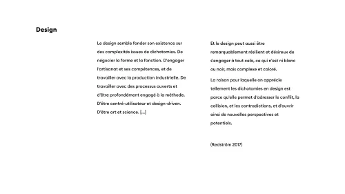 About design · 16