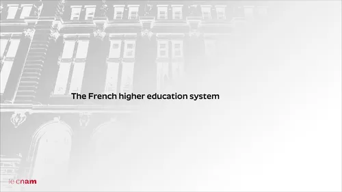 Cnam & the French higher education system · 24