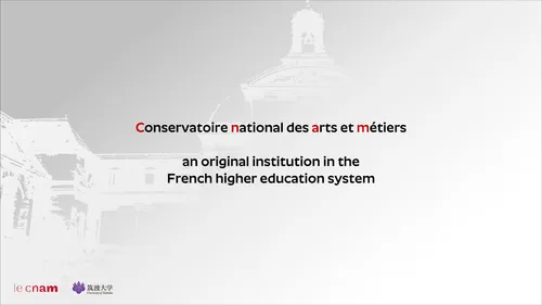 Cnam & the French higher education system · 1