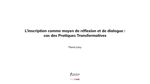 Inscription de la recherche en design · 1